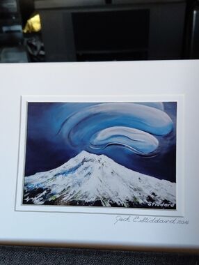 Mt. Shasta, California by Jack E. Stiddard 5x7/8x10 White Mat